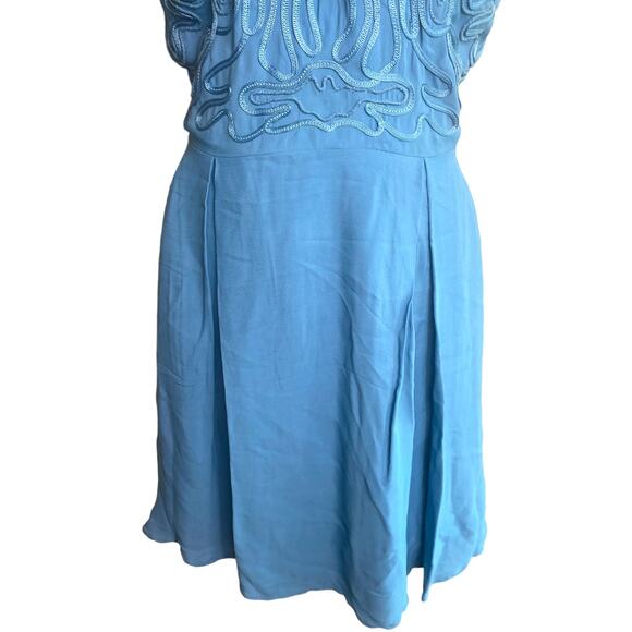 NWT REISS DRESS 6 BLUE COCKTAIL CASUAL WESTERN COUNTRY COASTAL COTTAGECORE - Picture 13 of 15